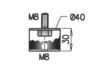 DINEX 49907 Holder, exhaust system